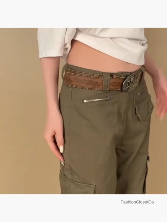 PU Leather Western Belt with Embossed Buckle for Jeans main image 4